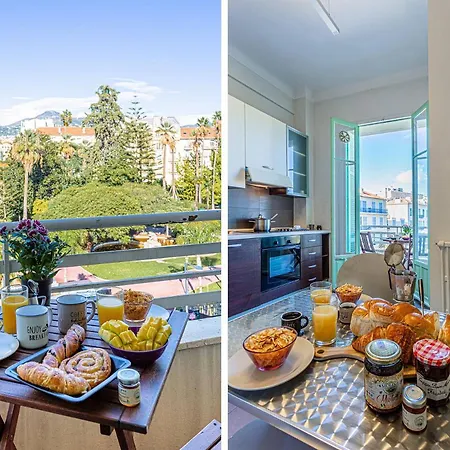 Appartement Victor Hugo - Beautiful - View Over Garden Nice